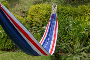 Le hamac Paris tissé à la main avec des couleurs de la France